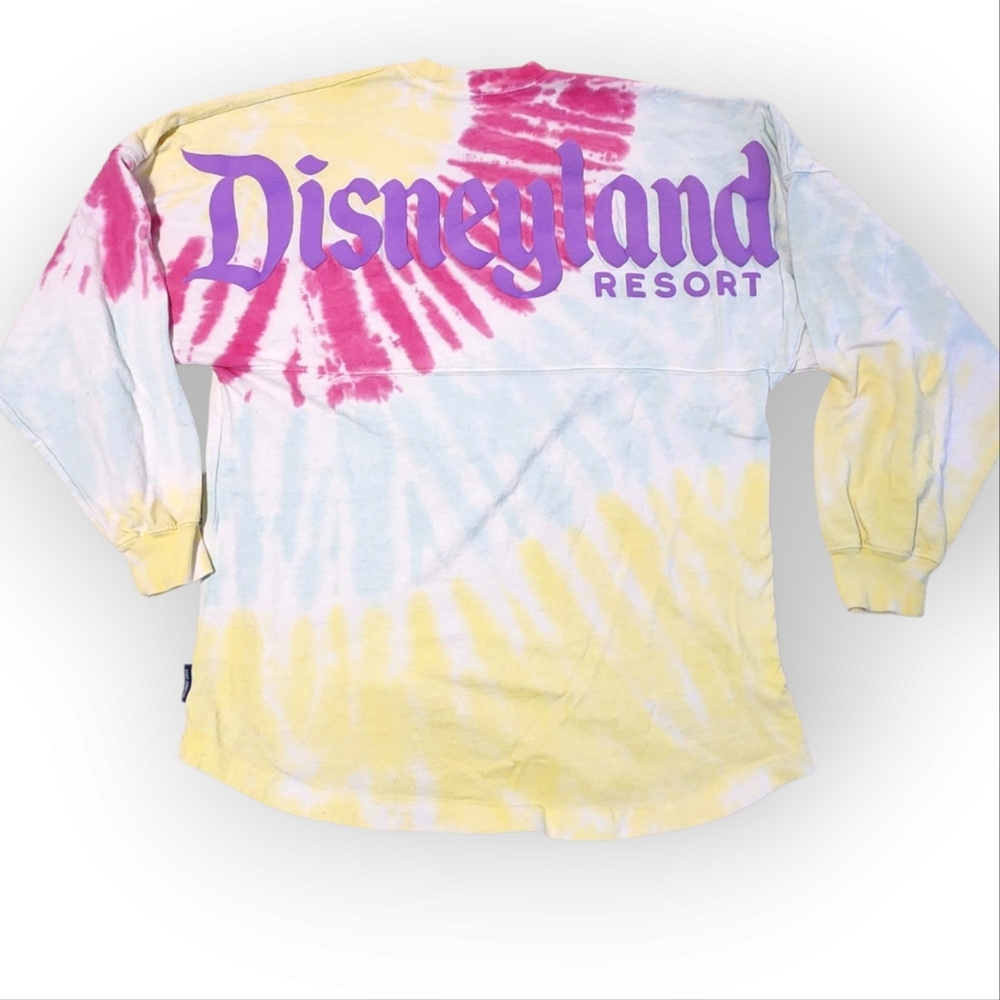 Disney Tie-Dye Long Sleeve Tee in Purple, Pink, Yellow